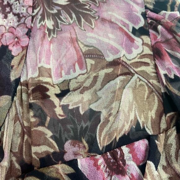 ZIMMERMANN Lucky Silk Chiffon Purple Ruffle Dress 1 $1,350 - Picture 7 of 8